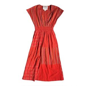 Ace & Jig Striped Faye Dress Red